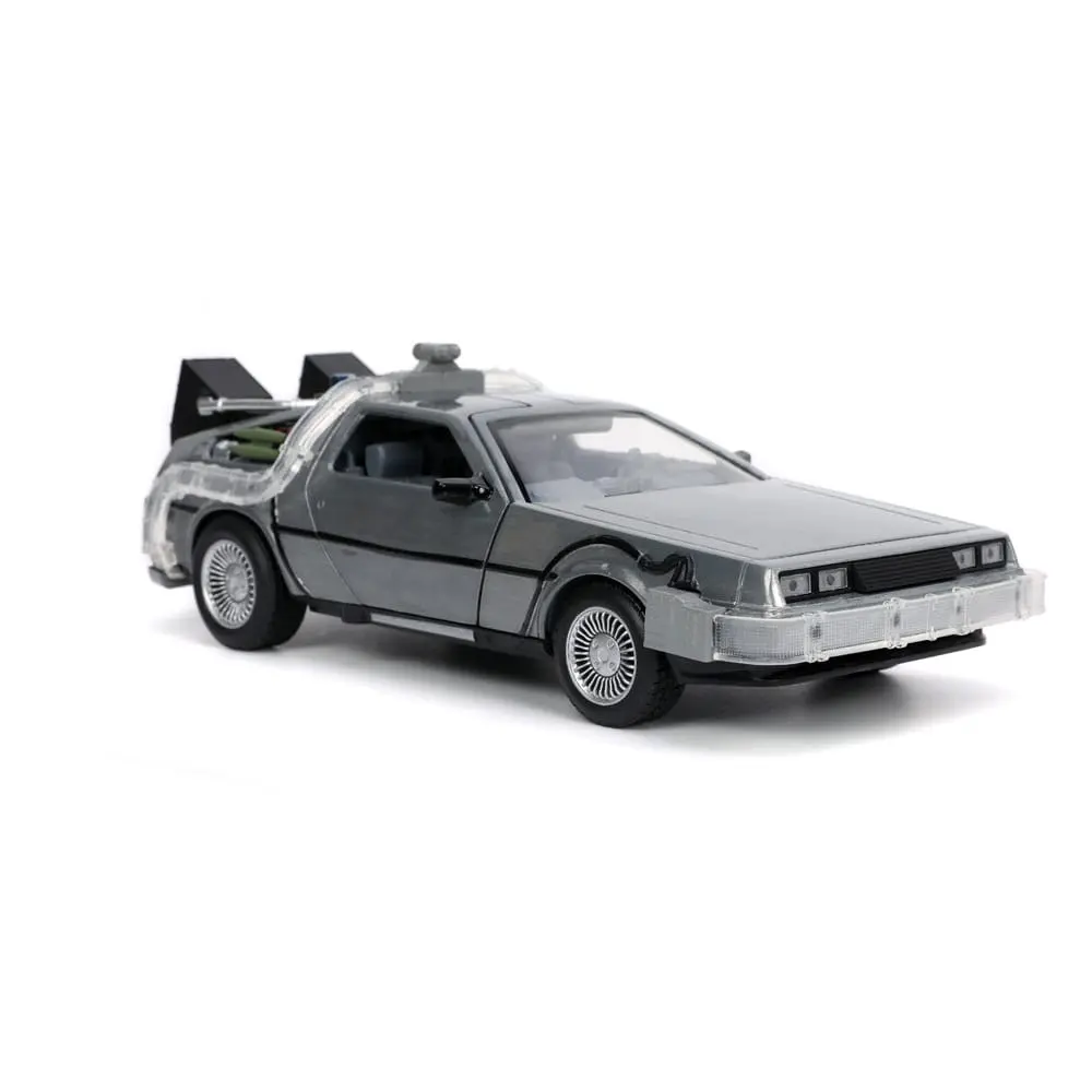 Back to the Future Hollywood Rides Model Diecast 1/24 Back to the Future 1 Mașină a Timpului poza produsului