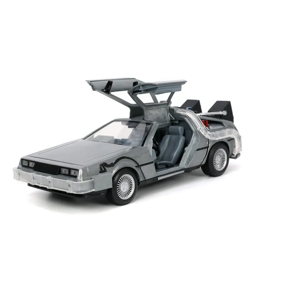 Back to the Future Hollywood Rides Model Diecast 1/24 Back to the Future 1 Mașină a Timpului poza produsului