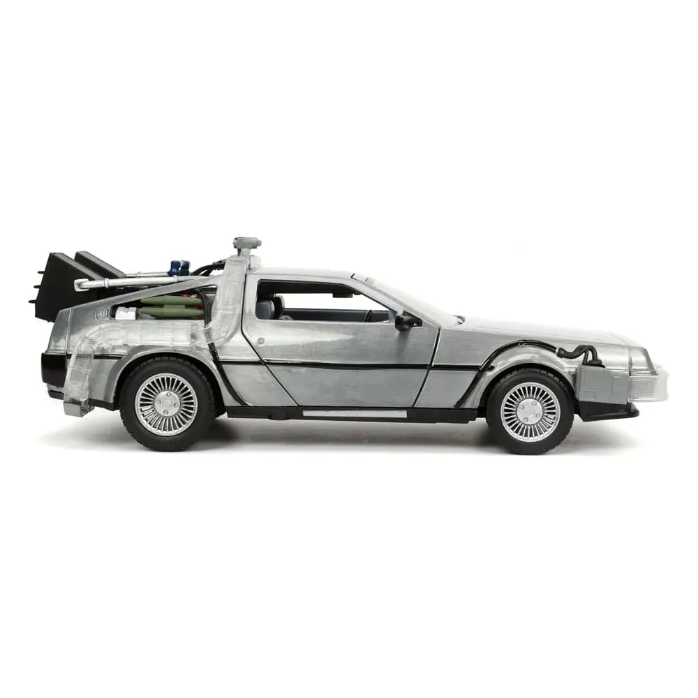 Back to the Future Hollywood Rides Model Diecast 1/24 Back to the Future 1 Mașină a Timpului poza produsului