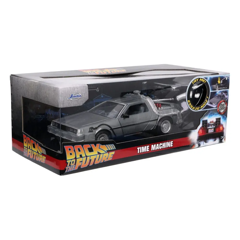 Back to the Future Hollywood Rides Model Diecast 1/24 Back to the Future 1 Mașină a Timpului poza produsului