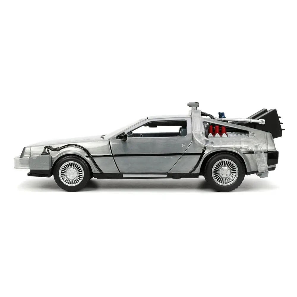 Back to the Future Hollywood Rides Model Diecast 1/24 Back to the Future 1 Mașină a Timpului poza produsului