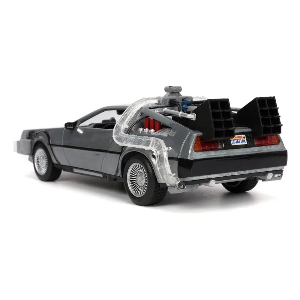 Back to the Future Hollywood Rides Model Diecast 1/24 Back to the Future 1 Mașină a Timpului poza produsului