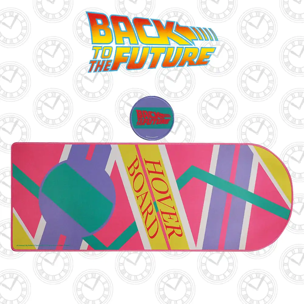 Back to the Future Desk Pad & Set de suporturi pentru pahare Hoverboard Limited Edition poza produsului