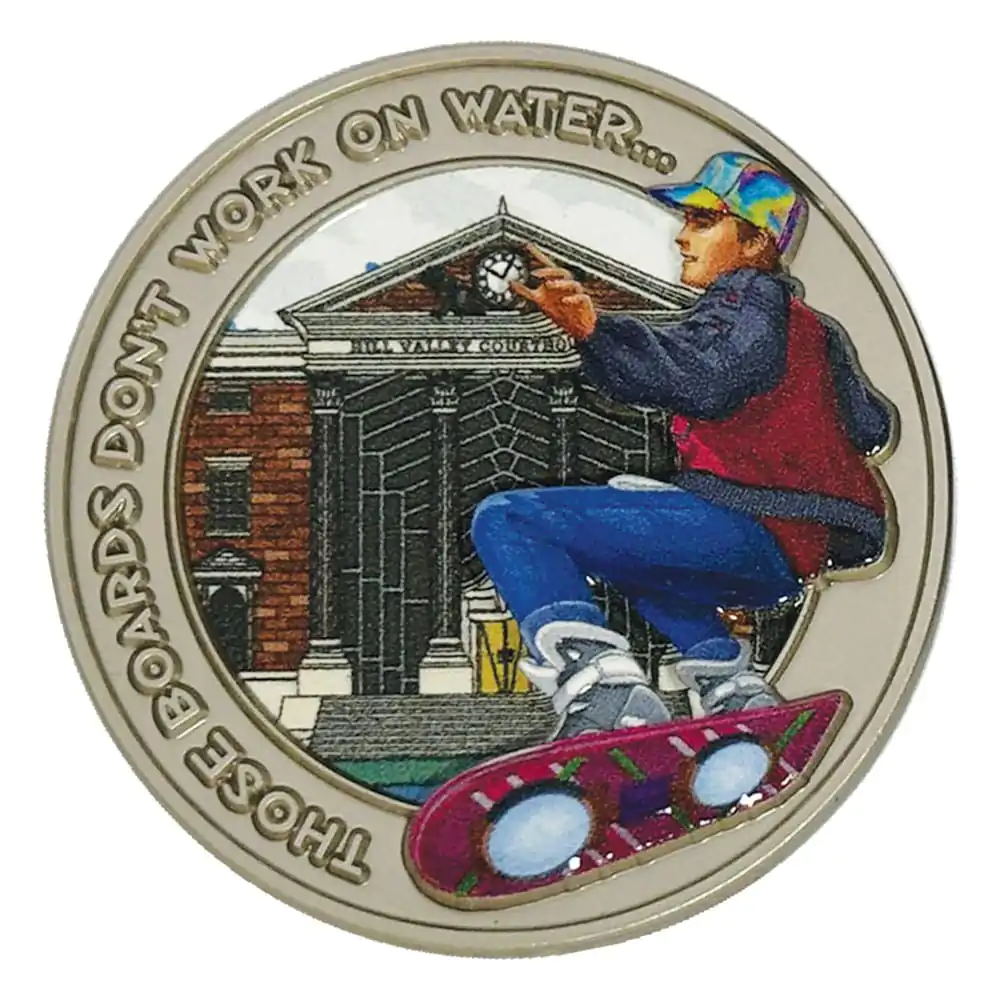 Back To The Future Moneda de Colectie Hoverboard Editie Limitatä poza produsului