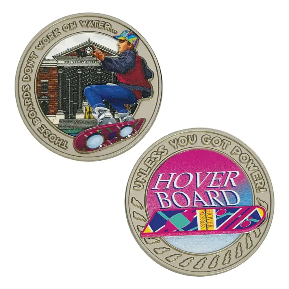 Back To The Future Moneda de Colectie Hoverboard Editie Limitatä poza produsului