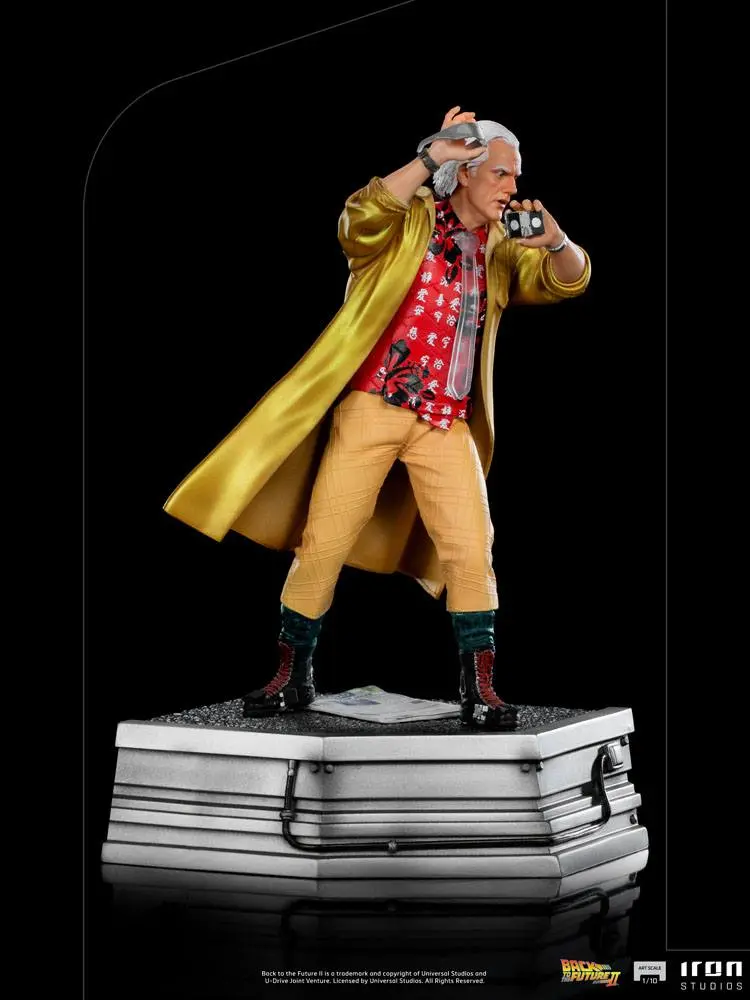 Back to the Future II Art Scale Statuie 1/10 Doc Brown 25 cm poza produsului