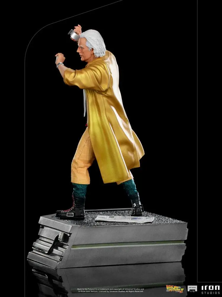 Back to the Future II Art Scale Statuie 1/10 Doc Brown 25 cm poza produsului