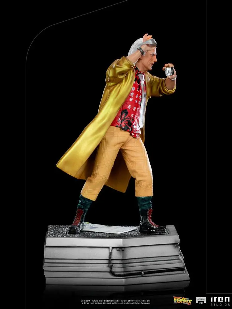 Back to the Future II Art Scale Statuie 1/10 Doc Brown 25 cm poza produsului