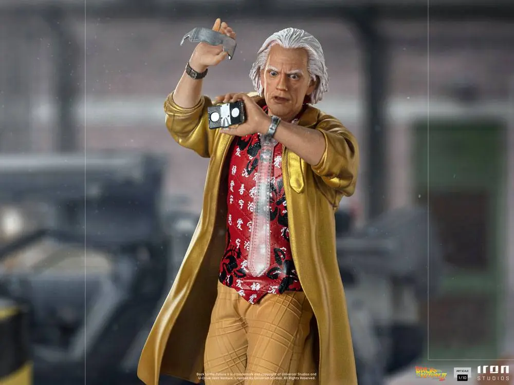 Back to the Future II Art Scale Statuie 1/10 Doc Brown 25 cm poza produsului