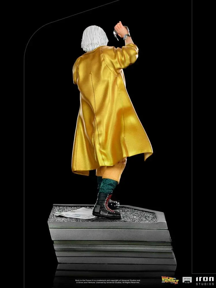 Back to the Future II Art Scale Statuie 1/10 Doc Brown 25 cm poza produsului