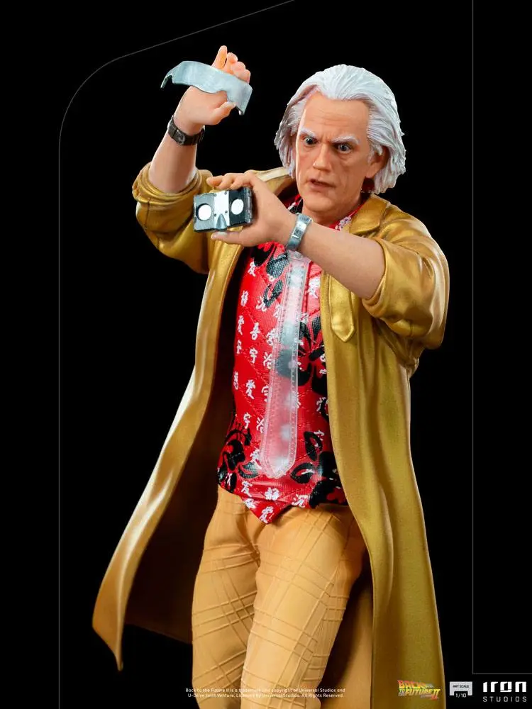 Back to the Future II Art Scale Statuie 1/10 Doc Brown 25 cm poza produsului