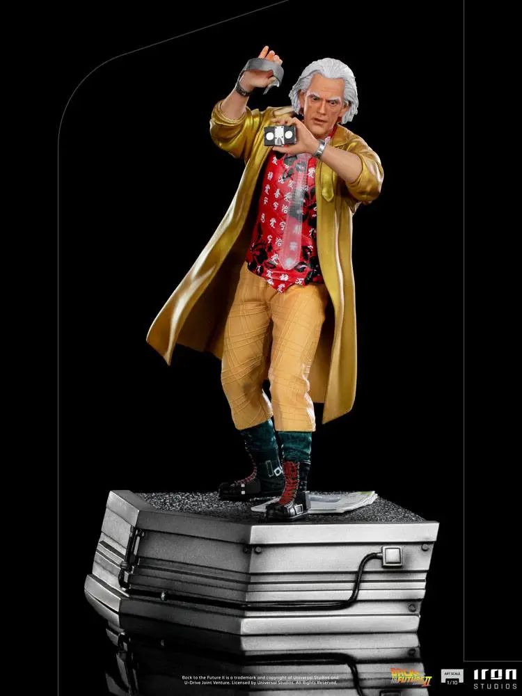 Back to the Future II Art Scale Statuie 1/10 Doc Brown 25 cm poza produsului