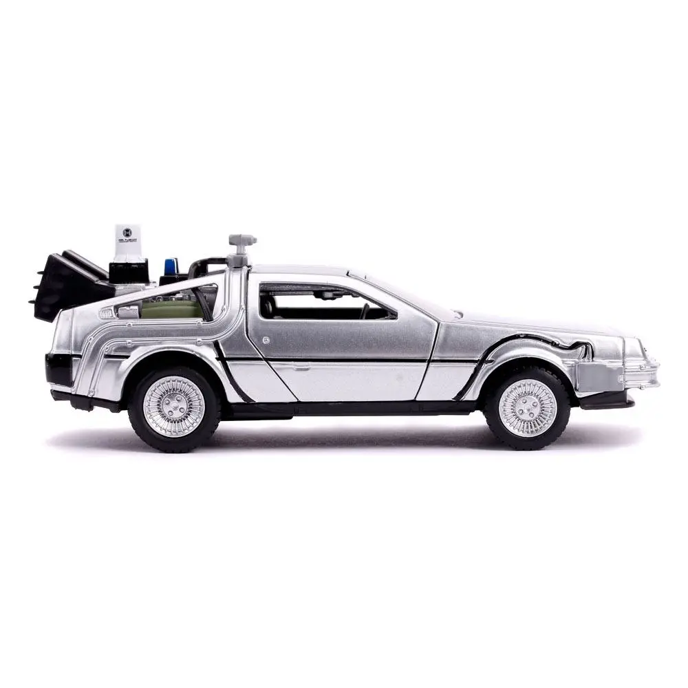 Back to the Future II Hollywood Rides Model turnat sub presiune 1/32 DeLorean Time Machine poza produsului