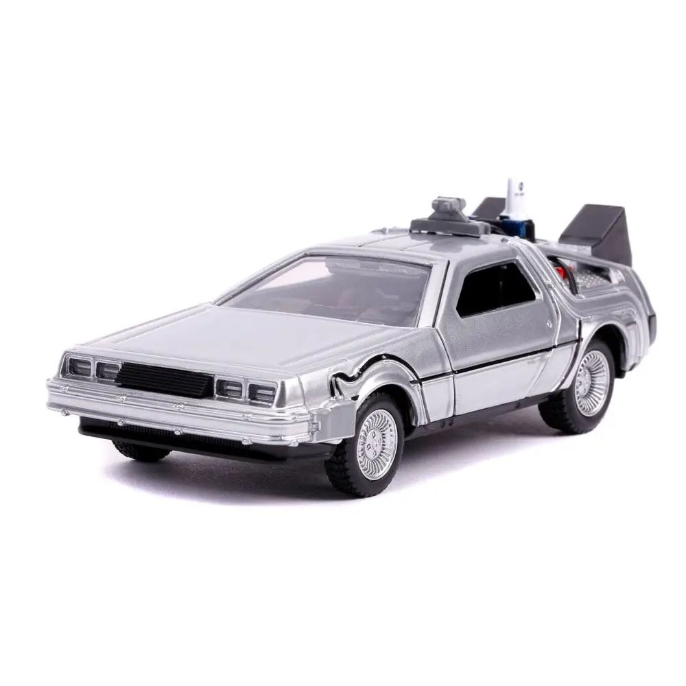 Back to the Future II Hollywood Rides Model turnat sub presiune 1/32 DeLorean Time Machine poza produsului