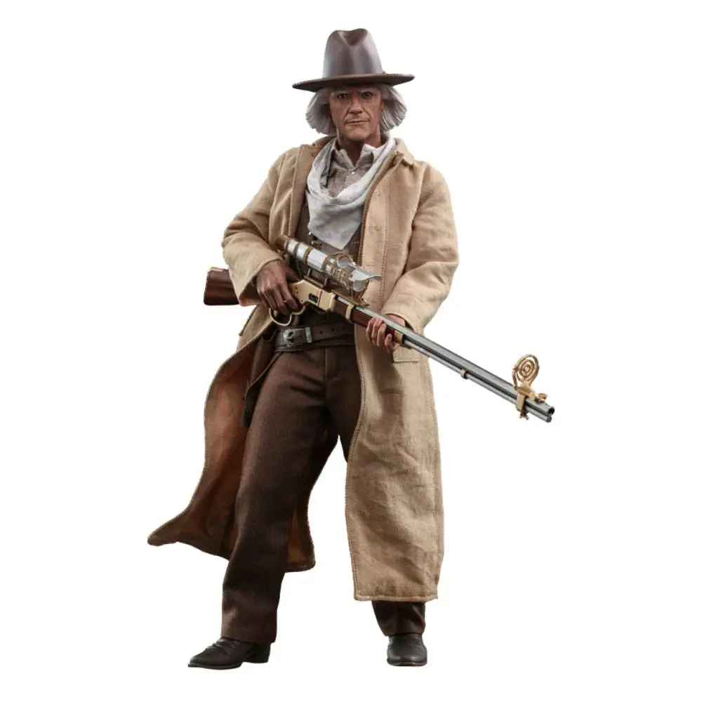 Figurină de acțiune de colecție Movie Masterpiece 1/6 Doc Brown 32 cm poza produsului