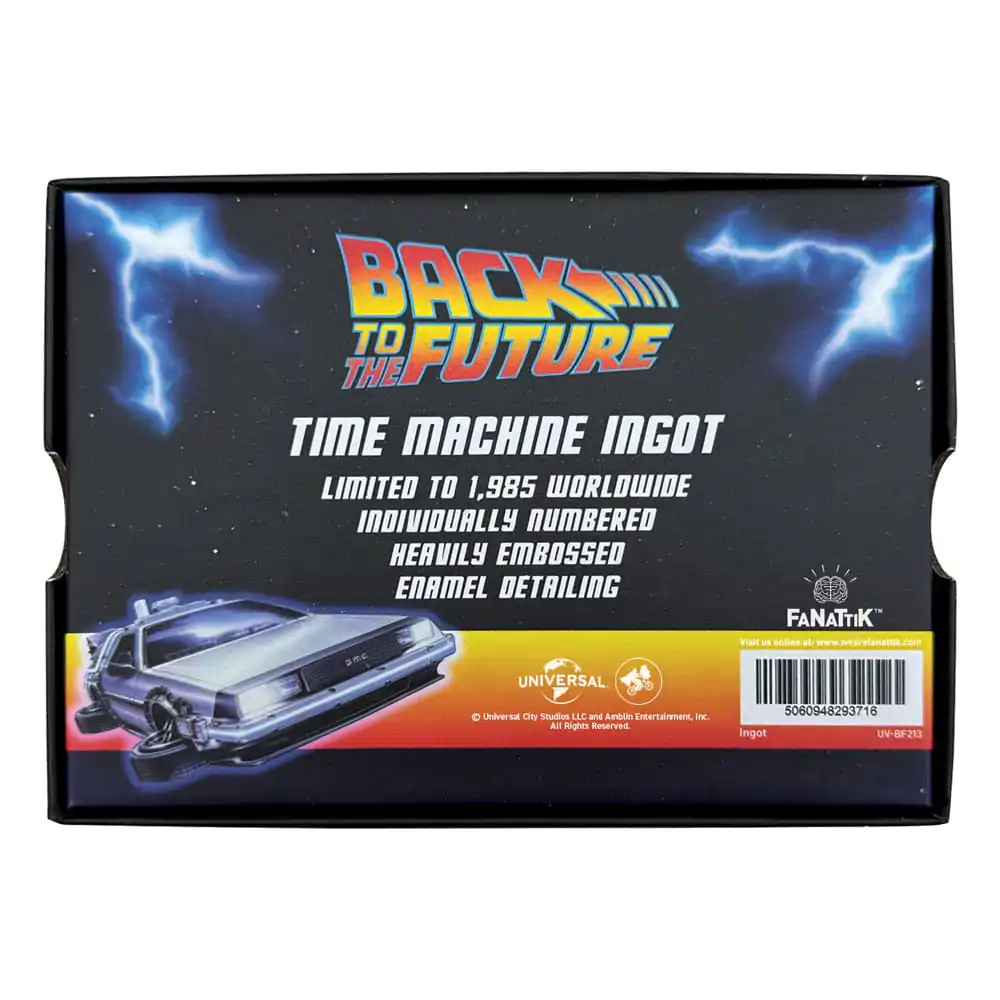 Back To The Future Ingot 40th Anniversary Time Circuits Editie Limitata poza produsului