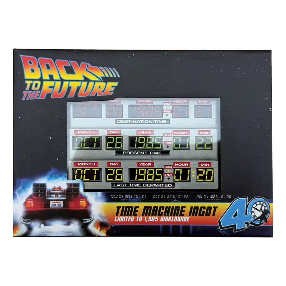 Back To The Future Ingot 40th Anniversary Time Circuits Editie Limitata poza produsului