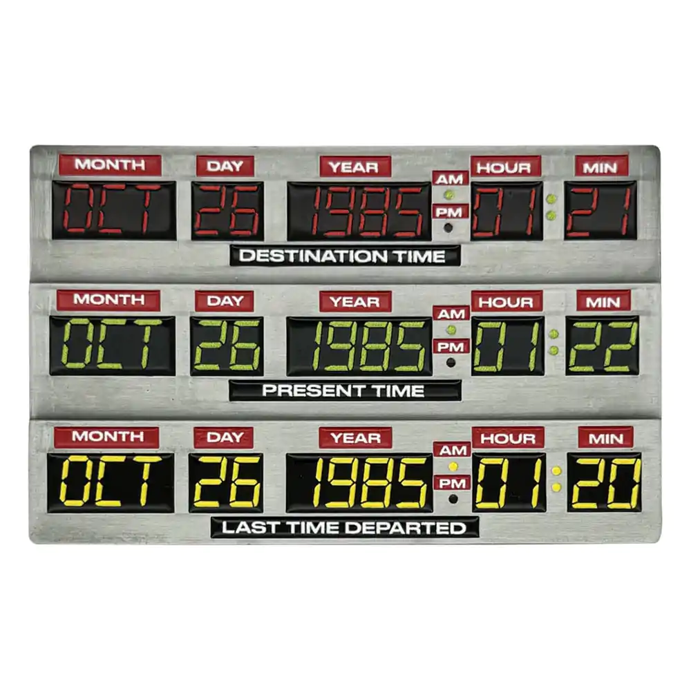 Back To The Future Ingot 40th Anniversary Time Circuits Editie Limitata poza produsului