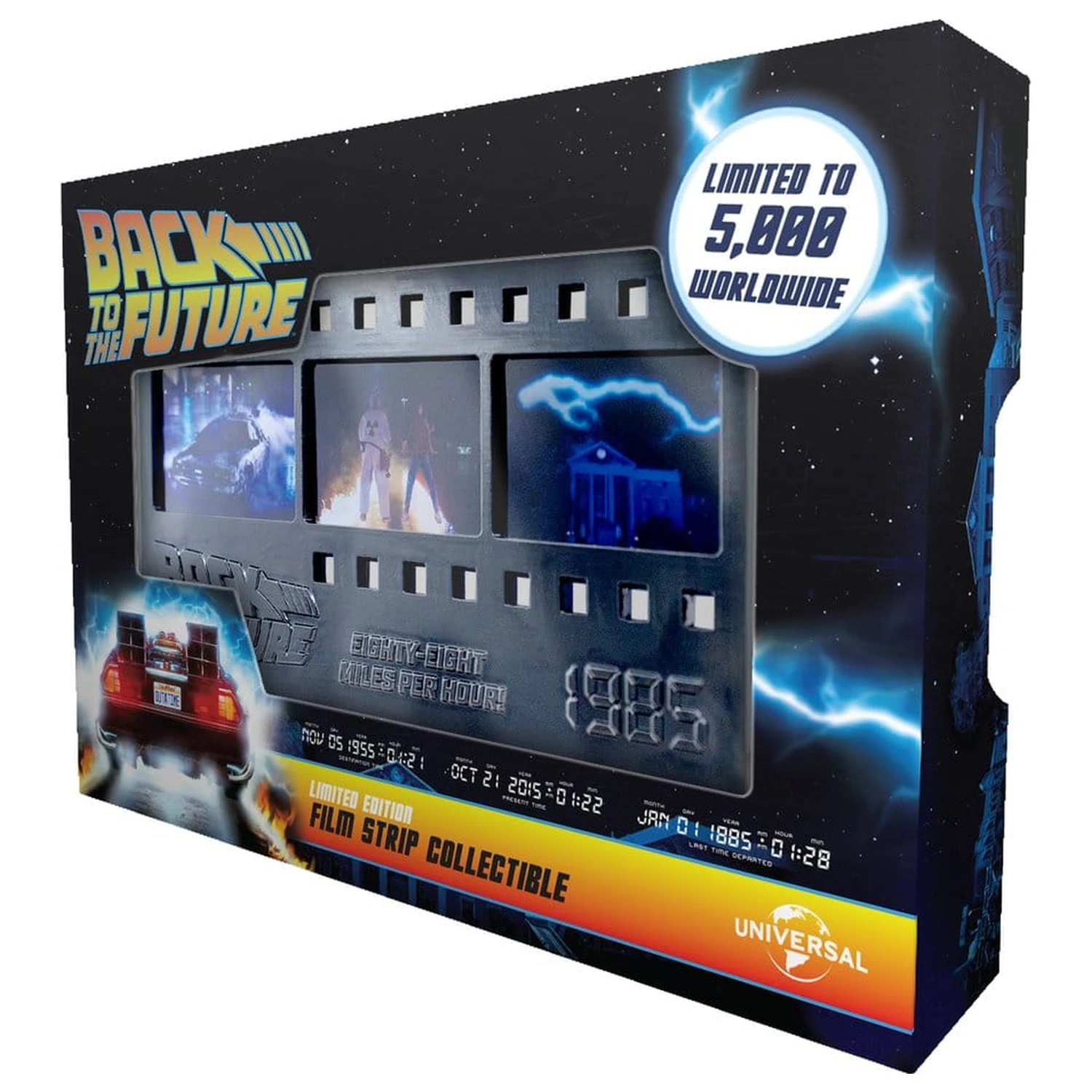 Back to the Future lingou Metal Film Strip Obiect de colecție Ediție Limitată poza produsului