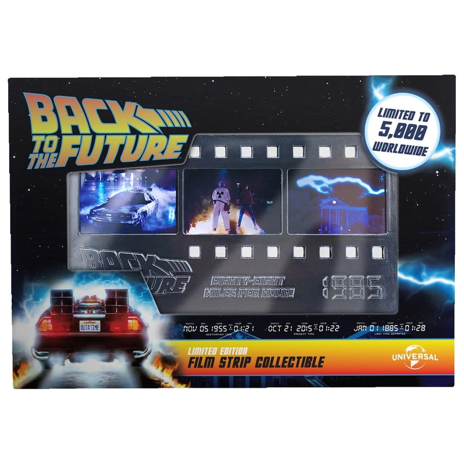 Back to the Future lingou Metal Film Strip Obiect de colecție Ediție Limitată poza produsului