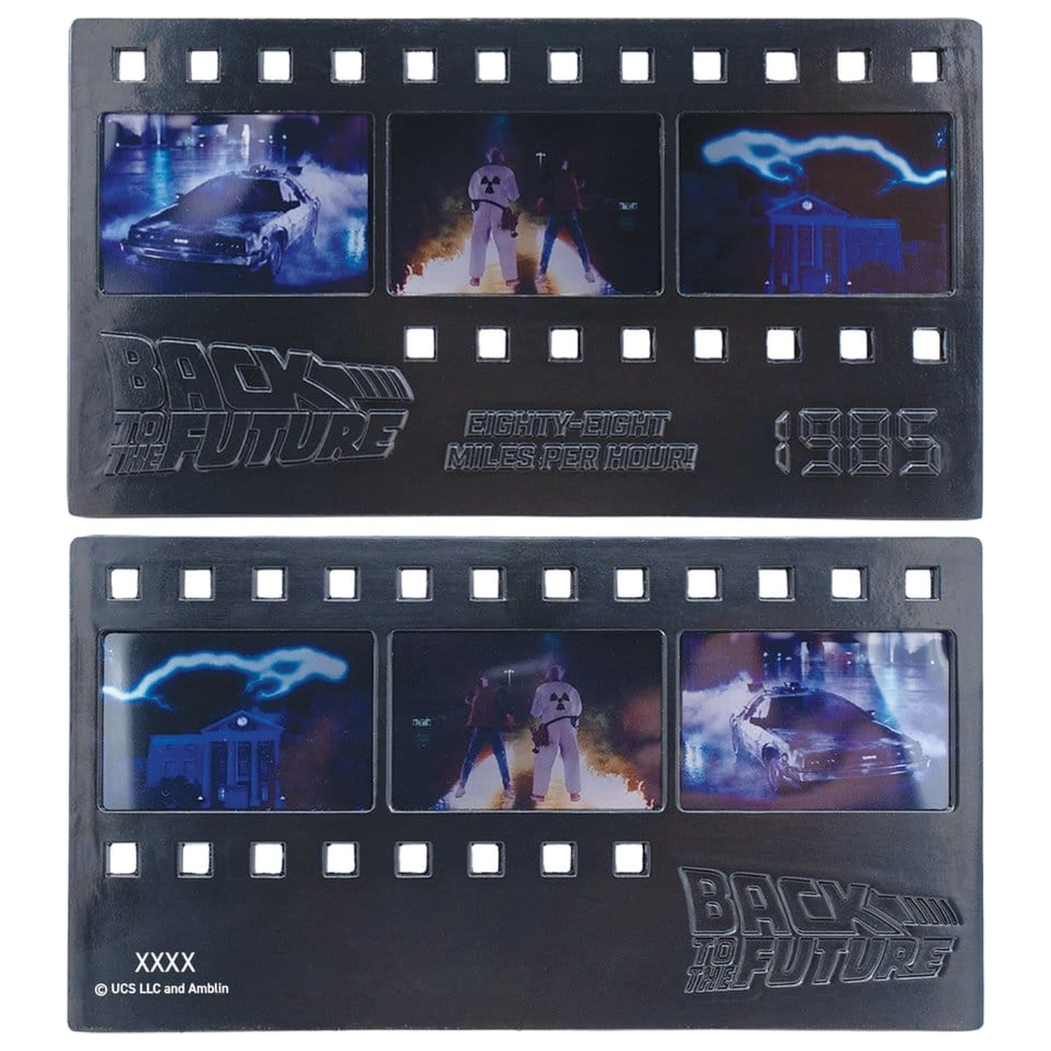 Back to the Future lingou Metal Film Strip Obiect de colecție Ediție Limitată poza produsului