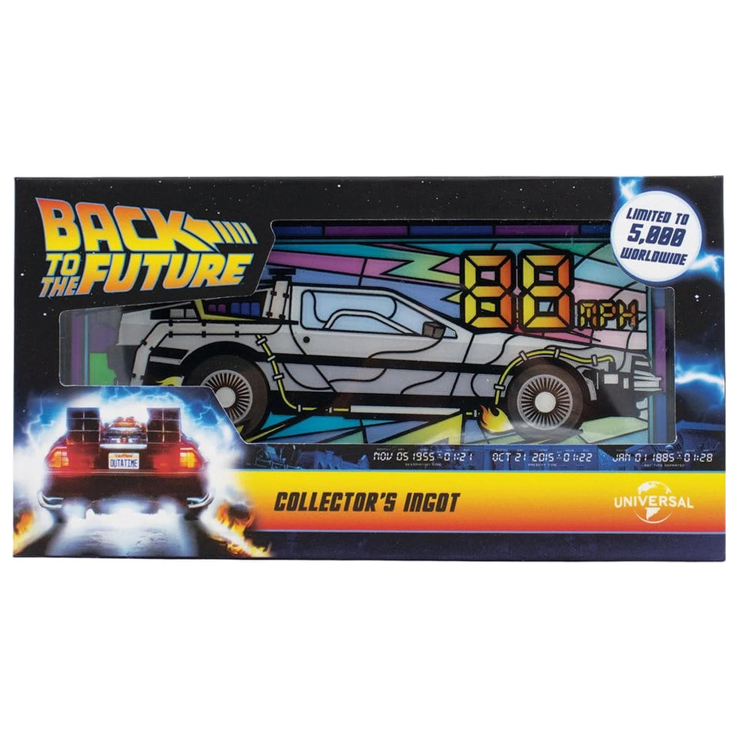 Back to the Future Ingot Stained Glass-Style Limited Edition poza produsului