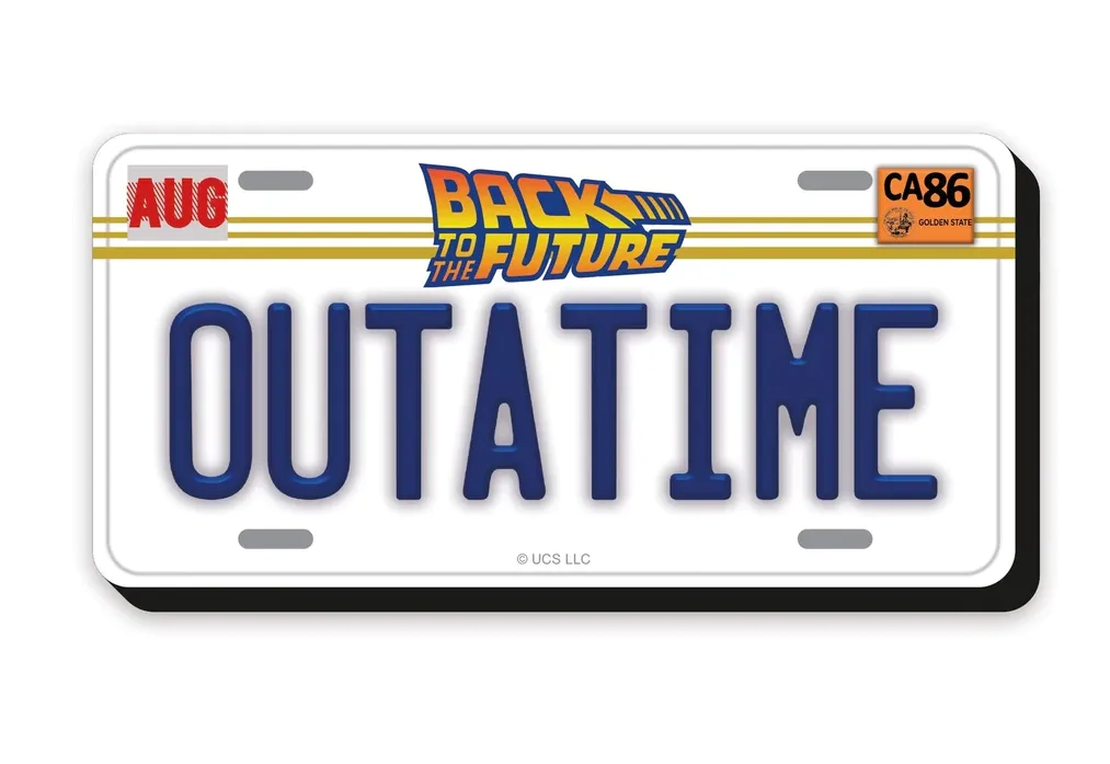 BACK TO THE FUTURE License Magnet Voluminos poza produsului