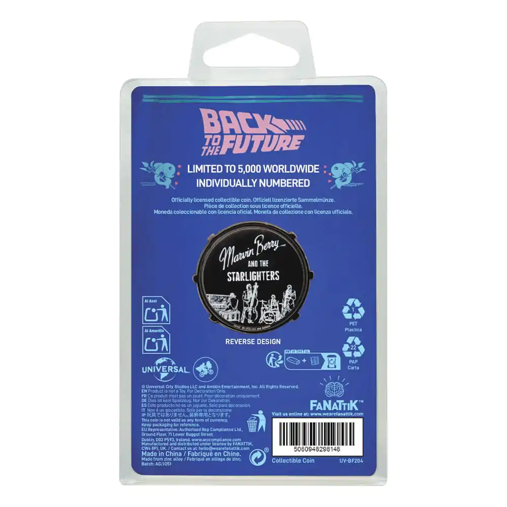 Back To The Future Moneda de Colectie Marvin Berry & The Starlighters Editie Limitata poza produsului