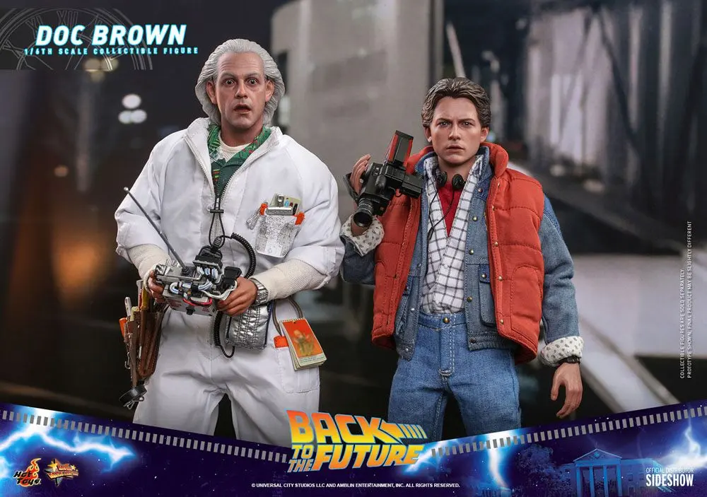 Back To The Future Movie Masterpiece figurină de acțiune 1/6 Doc Brown 30 cm poza produsului