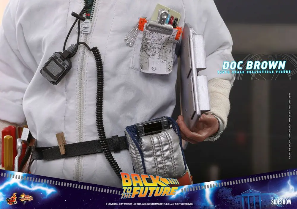 Back To The Future Movie Masterpiece figurină de acțiune 1/6 Doc Brown 30 cm poza produsului