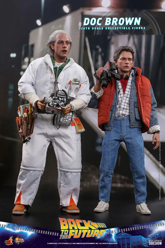 Back To The Future Movie Masterpiece figurină de acțiune 1/6 Doc Brown 30 cm poza produsului