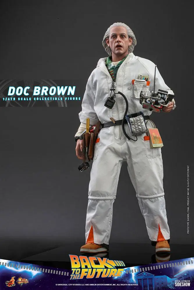 Back To The Future Movie Masterpiece figurină de acțiune 1/6 Doc Brown 30 cm poza produsului