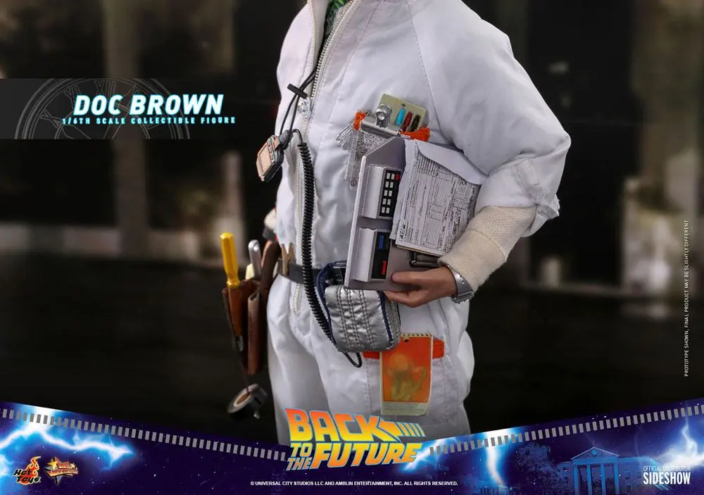 Back To The Future Movie Masterpiece figurină de acțiune 1/6 Doc Brown 30 cm poza produsului