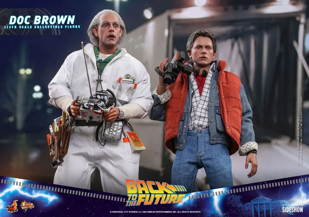 Back To The Future Movie Masterpiece figurină de acțiune 1/6 Doc Brown 30 cm poza produsului