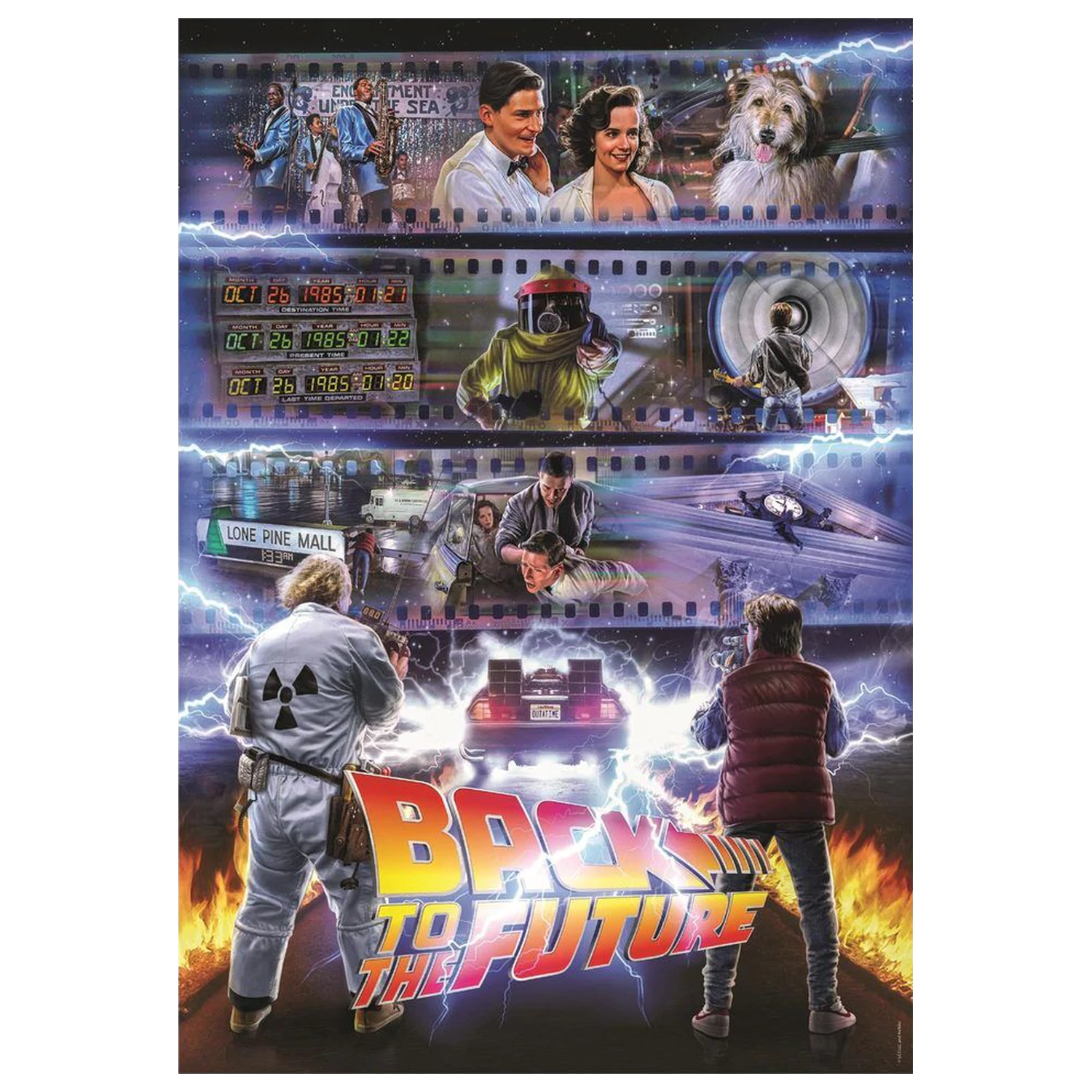 Back To The Future puzzle 1000 piese poza produsului