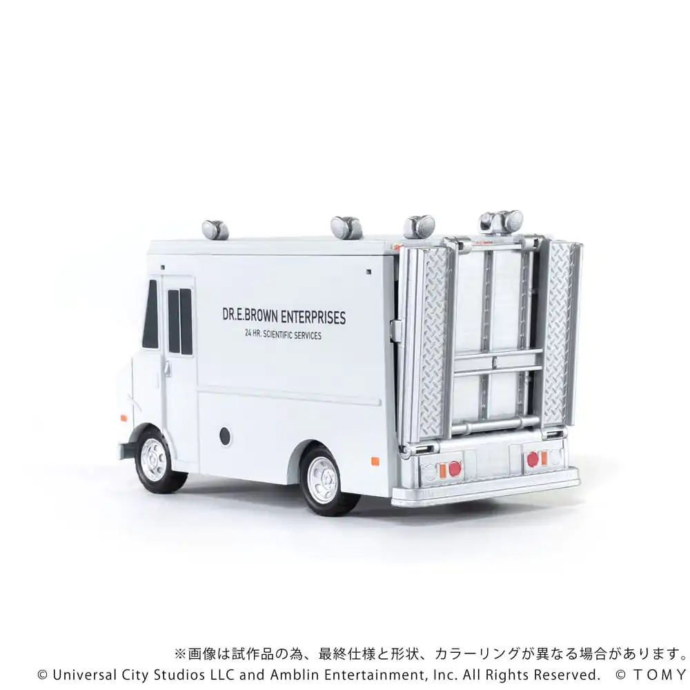 Back to the Future Q-Village Vehicule with mini-figurine Time Machine Deluxe Set 9 cm poza produsului
