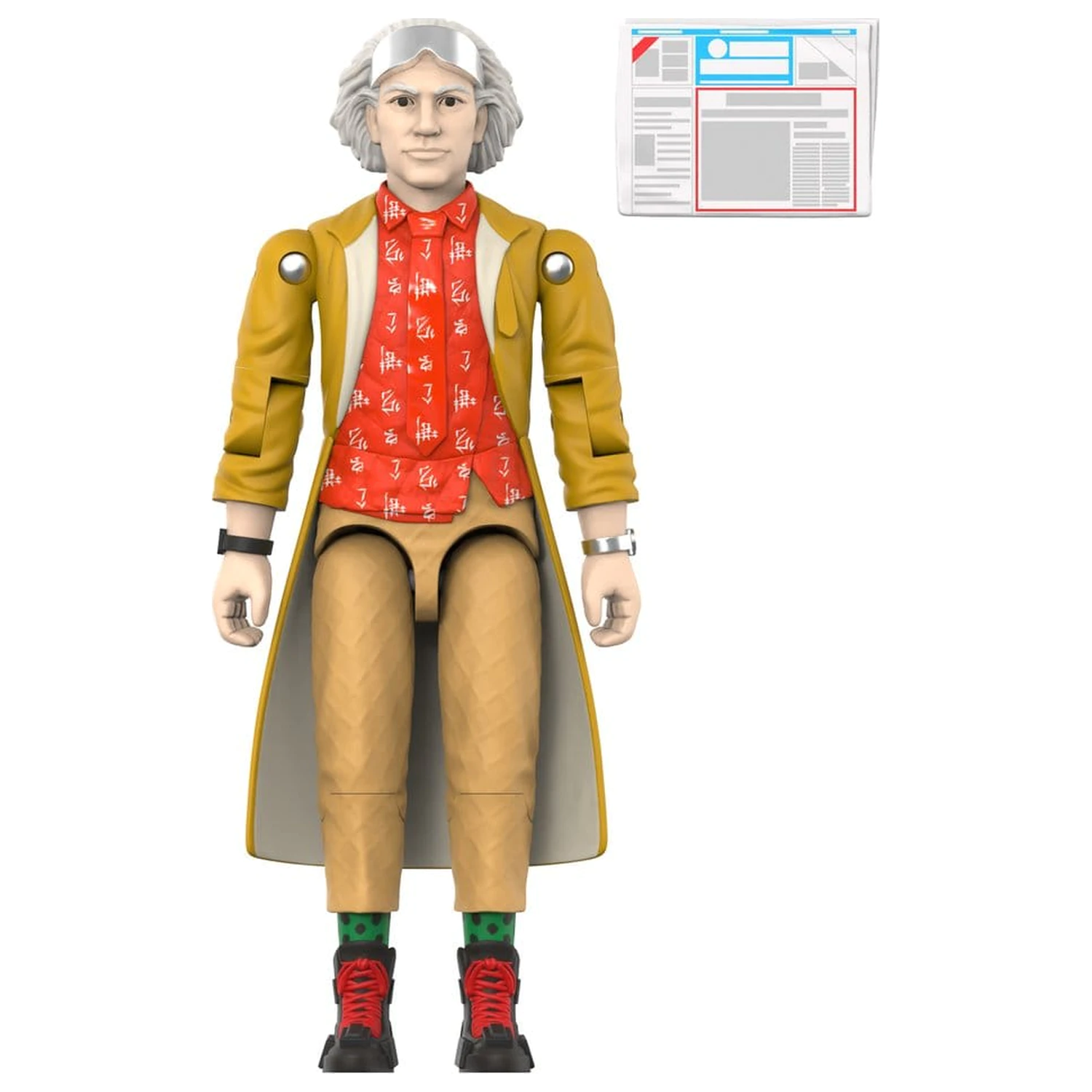 Back to the Future ReAction+ Figurina de actiune Valul 02 Dr. Emmett Brown (2015) poza produsului