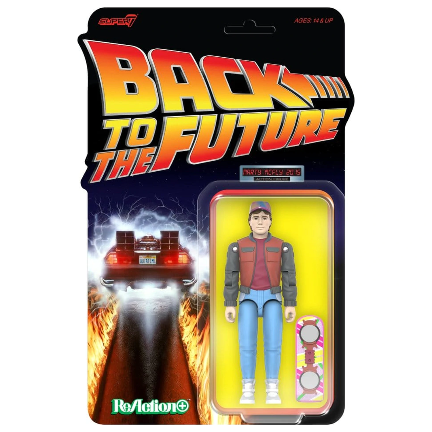 Back to the Future ReAction+ Figurina de actiune Wave 02 Marty McFly (2015) poza produsului