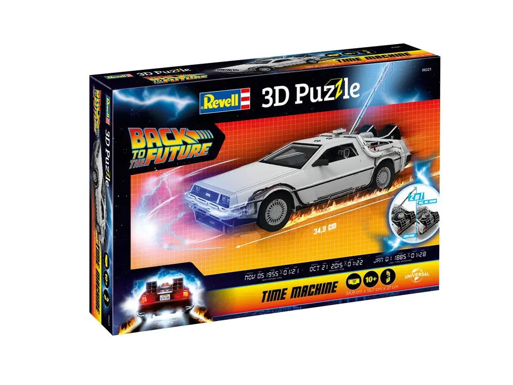 Puzzle 3D Mașina Timpului Back to the Future poza produsului