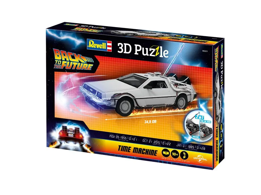 Puzzle 3D Mașina Timpului Back to the Future poza produsului