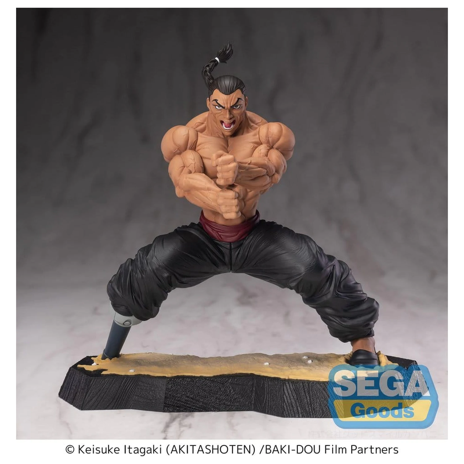 Baki-Dou Luminasta PVC figurina Kaioh Retsu 15 cm poza produsului
