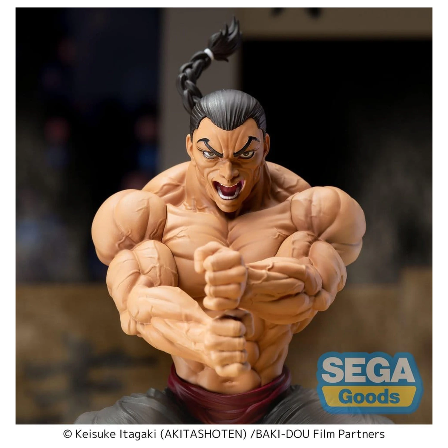 Baki-Dou Luminasta PVC figurina Kaioh Retsu 15 cm poza produsului