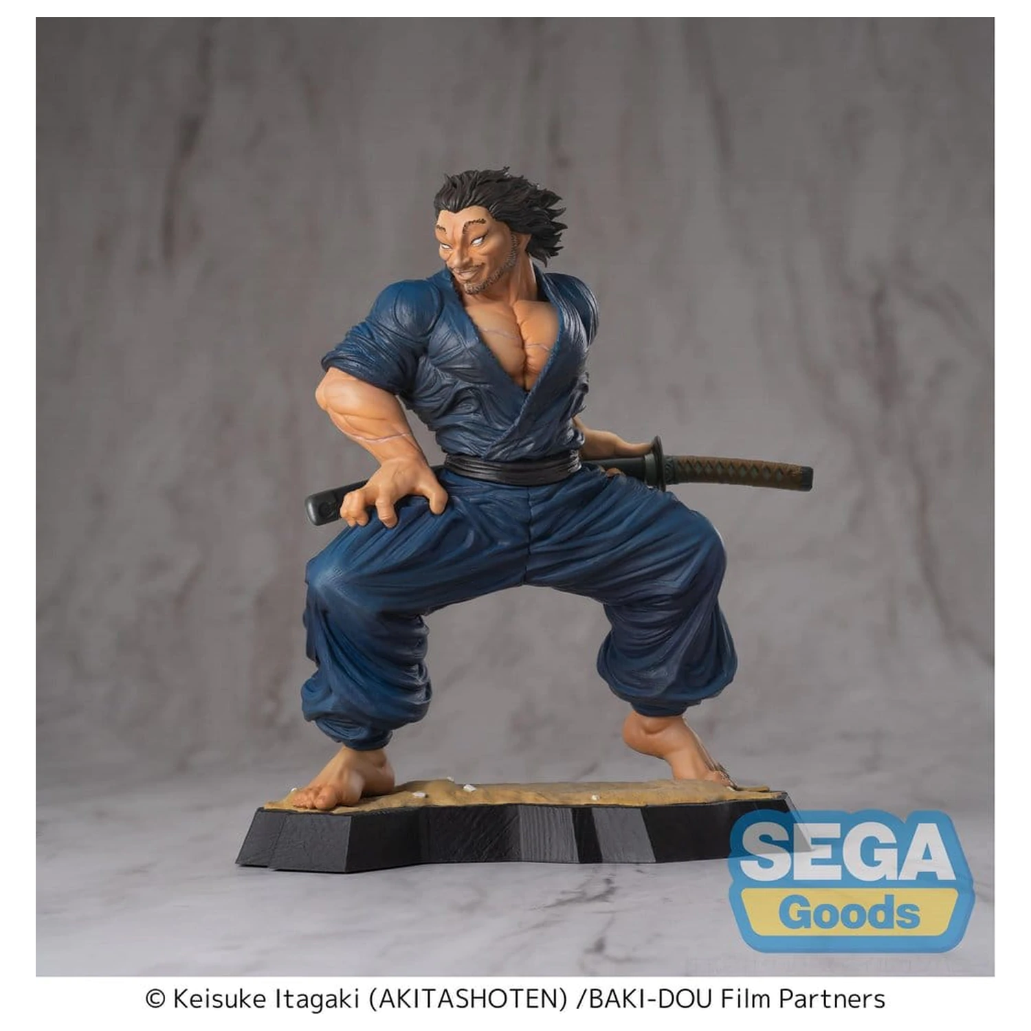 Baki-Dou Luminasta PVC Figurina Musashi Miyamoto 17 cm poza produsului