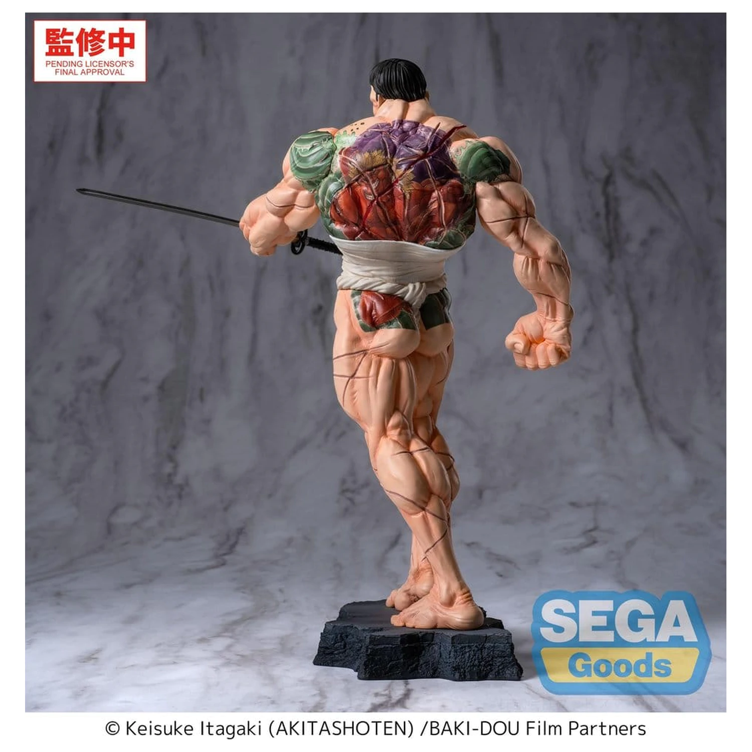 Baki-Dou Luminasta Figurina PVC Kaoru Hanayama 23 cm poza produsului