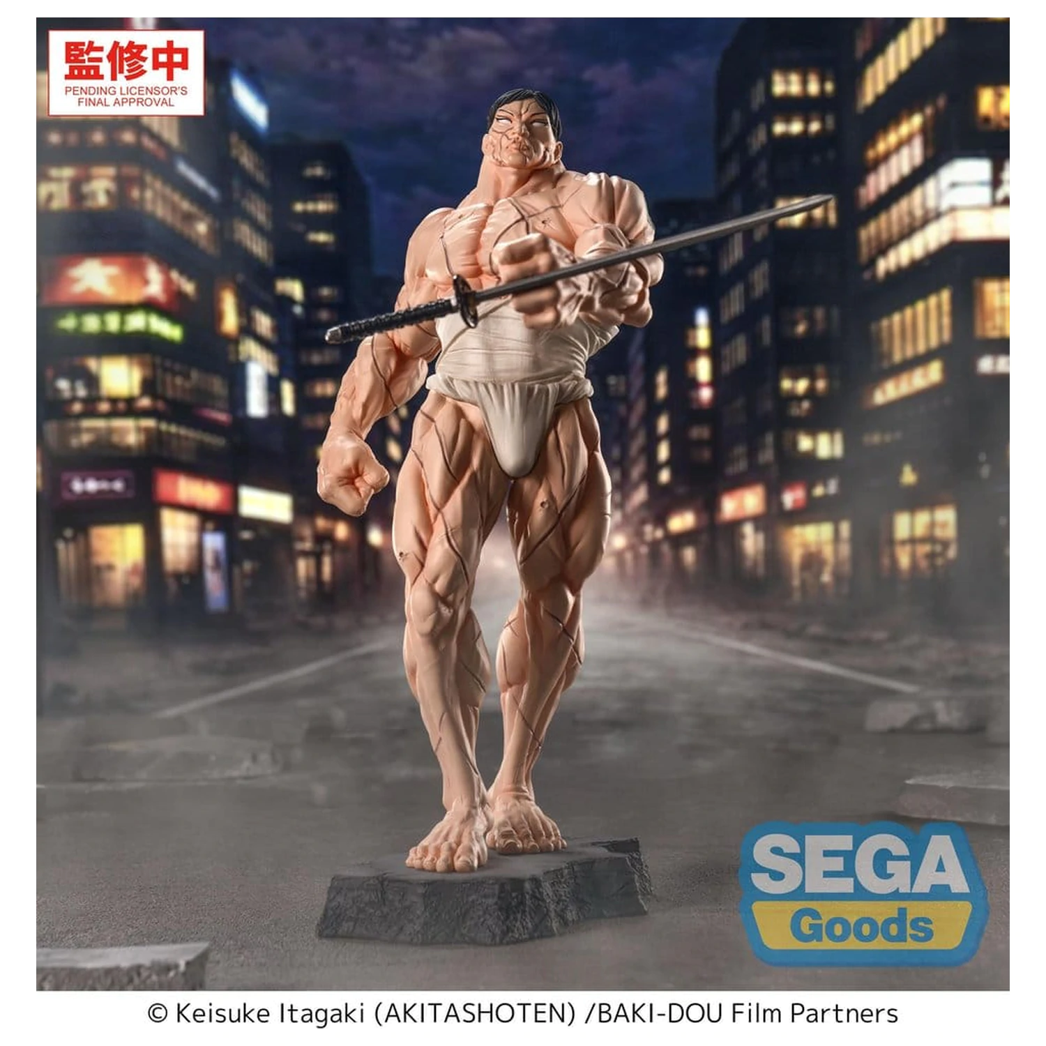 Baki-Dou Luminasta Figurina PVC Kaoru Hanayama 23 cm poza produsului