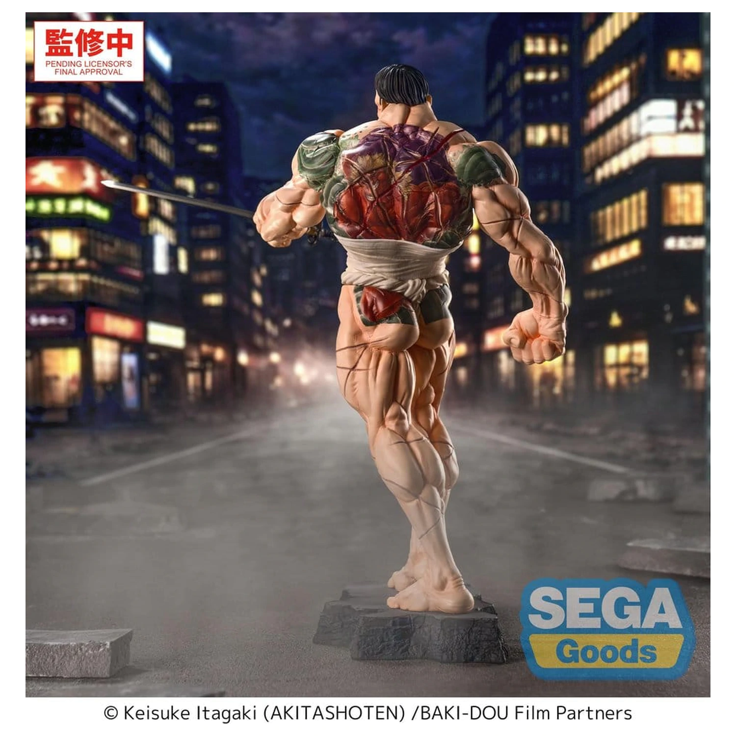 Baki-Dou Luminasta Figurina PVC Kaoru Hanayama 23 cm poza produsului