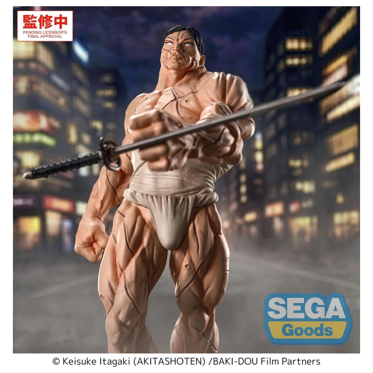 Baki-Dou Luminasta Figurina PVC Kaoru Hanayama 23 cm poza produsului