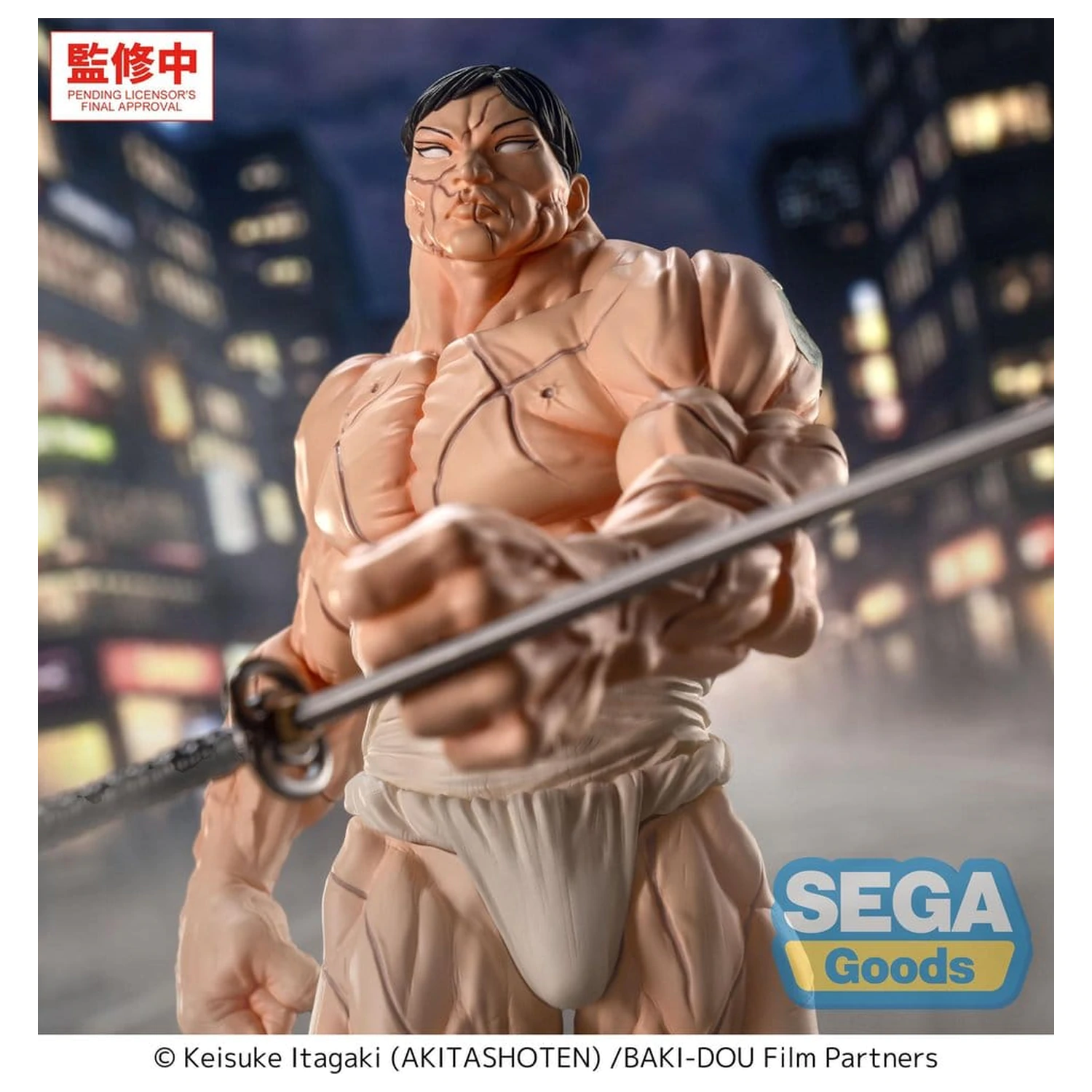 Baki-Dou Luminasta Figurina PVC Kaoru Hanayama 23 cm poza produsului