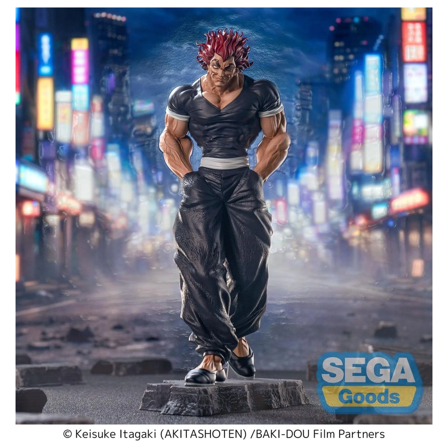 Figurina Baki-Dou Luminasta din PVC Yujiro Hanma 25 cm poza produsului