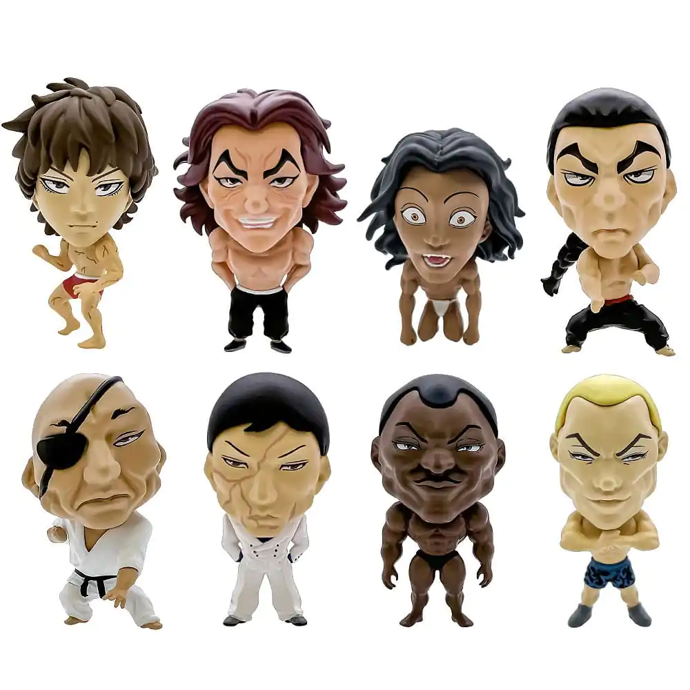Baki Hanma 16d Figurina colecționabilă Colecție Figurine PVC Set de 8 Baki Hanma 6 cm poza produsului